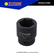 MATA TORA 33 mm 3/4 DR 6 PT Black Socket Bit - Shock Wrench Socket - Hand Socket - TAIWAN