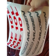 Sticker Mugen Mf10L Cutting Ori Print Transparent High Quality
