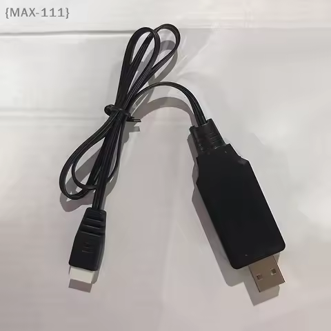 【F2-MAX111】2S 7.4V 1A USB Lipo Battery Charger with XH-3P Connectors - Charging Cable for RC Cars Dr