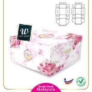 5pcs/pack Pink Marble Flower Cake box 9 inch Birthday cake box