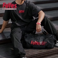 Foyes Large-capacity gym bag for men and women, trendy handbag, gym shoulder bag