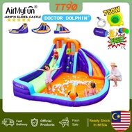 🔥Inflatable Slide AirMyFun Playground Outdoor Kids Playhouse Indoor Inflatable Castle Swimming Pool 