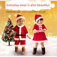 christmas outfit christmas dress kids New Style Children Santa Costume Children European American Sa