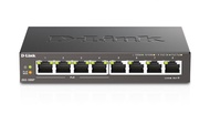 PoE Switch, 8 Port Ethernet Gigabit Unmanaged Desktop Switch with 4 PoE Ports 68W Budget (DGS-1008P)