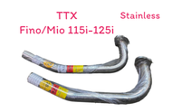 คอท่อ TTX Fino FT/Mio 115i-125i Stainless Size 25/28 mm.