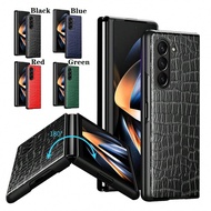 3-In-1 Crocodile Embossed PU Leather Folding Flip Case, Ultra-Thin Hard Back Board Soft Bumper Cover