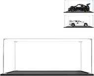BOOVAX Acrylic Display Case for Lego 42176/10337 Compatible with Porsche GT4 / Lamborghini Countach 