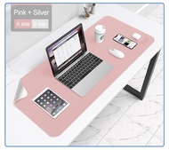 TERMURAH TRIPLE W 120X60CM LEATHER MOUSEPAD DESK MAT MOUSE PAD DOUBLE SIDE | COD