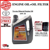 TOYOTA ENGINE OIL PREMIUM MINERAL 10W30 4L #Toyota 10W30 #Toyota Premium Mineral #Toyota Engine Oil