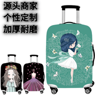 Wishing Elf Cartoon Elastic Case Cover Trolley Case Travel Travel Boarding Luggage Suitcase Protective Cover Dustproof Bag