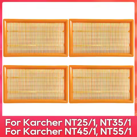 Filter Compatible for ( Karcher NT 25/1, NT 35/1, NT 45/1, NT 55/1, NT361 ECO, NT561 ECO, NT611 ECO,