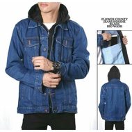 PRIA Men'S jeans Jacket - Hodiee jeans Jacket - aril jeans Jacket