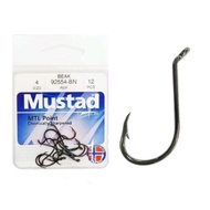 MUSTAD 92554BN Beak Black Nickle Fishing Hooks/Mata Kail Pancing