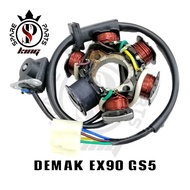 DEMAK EX90 EX 90 GS5 FUEL COIL ASSY STARTER COIL EX90 EX GS5 STATOR COIL ASSY
