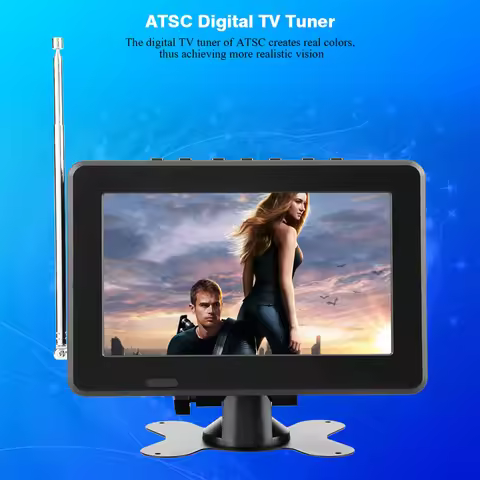 LEADSTAR ATSC Car Digital TV FM Radio 7in 1080P Stereo High Sensitivity Digital TV Mini Television P