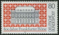 德國郵票 1985 法蘭克福證券交易所成立 400 周年 1全 新票無貼  Germany 1985 400th Anniversary of the Frankfurt's Stock Exchange, MNH