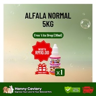 (Wholesale) Timothy Hay Alfalfa Hay for Rabbits Guinea Pigs & Chinchillas (5kg/10kg/20kg) [Free 30ml