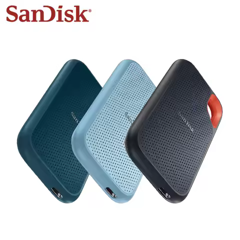 SanDisk E61 Extenal Hard Drive USB3.2 Gen Portable High Speed Transfer 500GB 1TB 2TB 4TB Storage Dev