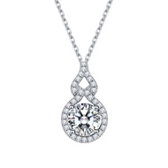 KL181 Copper Plated Necklace PT950 Premium Fashion Women Unique Cute Elegant Necklace MC/