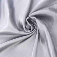 Both Sides Natural Pure Mulberry Silk Pillowcase for Hair and Skin 600 Thread Count 50X75cm-Silver G