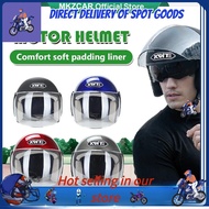 helmet ♗Motorcycle Helmet Half Helmet Motorcycle Helmet Motor Murah Motosikal Racing Topi Keledar Motor Helmets 摩托車头盔♒