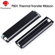 Phomemo Thermal Transfer Ribbon for P831 Portable Printer, Supports A4/A5/B5 Paper,2 Rolls