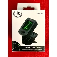 Mini Clip Tuner - Guitar/Chromatic/Bass/Violin/Ukulele [AK GT-100]