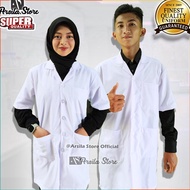 CODE K37L SHORT SLEEVED LABORATORY COAT LAB COAT LAB COAT PRACTICUM CLOTHES