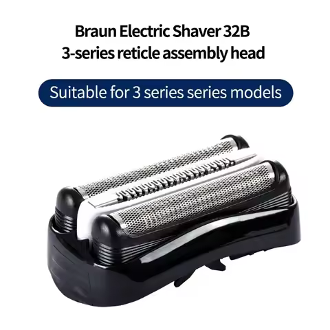 For Braun Series 3 32B 32S 21B Electric Shaver Head Accessories Knife Net Membrane 301S 310S 320S 34
