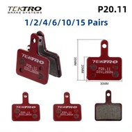 TEKTRO P20.11 MTB Bicycle Disc Brake Pad Metal Ceramic Pad for Shimano BR-M355 M375 M395 M415 M445 M