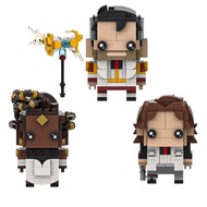 Arcane Alliance Game Figure Brickheadz Building Block Model Scientist Jayce Caitlyn Action Doll Bric