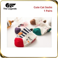 Cartoon Socks Women Socks Men Cartoon Stokin Perempuan Stokin Lelaki 1 Pair TLG