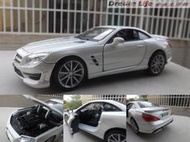 【Bburago  精品】1/24 Mercedes-Benz SL65 AMG~硬頂跑車~全新白色~現貨特惠價~!!
