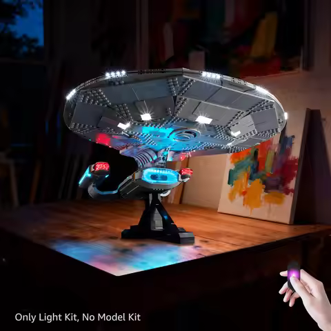 LED Light Kit suitable for Star Trek: U.S.S. Enterprise NCC-1701-D 10356 Building Blocks Not Include