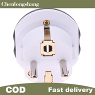 chenlongshang German Standard Conversion Plug FR AU US UK To EU Euro Korea Universal Travel Adapter 