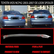 TOYOTA VIOS NCP42 2006-2007 FIRST GENERATION OE LOOK SPOILER (OE) FIBER SKIRT LIP BODYKIT