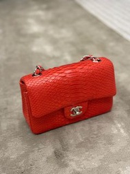 Chanel classic flap python 蟒蛇皮