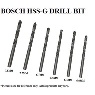[6MM/6.4MM/6.5MM/6.7MM/7.2MM/7.5MM/8MM/8.5MM/8.8MM/9MM/9.5MM/10MM/10.5MM/11MM/11.5MM]BOSCH HSS-G DRI