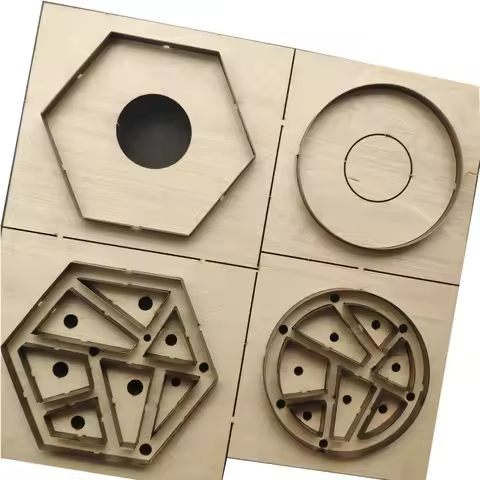 Japan Steel Blade Rule Die Cut Steel Punch Tangram Puzzle Cup Mat Cutting Mold Wood Dies Cutter for 