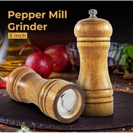Pepper Mill Grinder 5" and 8" Wood Stainless Steel Material / Pepper Seed Grinder Coarse Pepper Grin