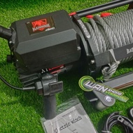 WINCH 20,000LBS KAPASITAS 10TON SLING BAJA WINCH XT BLACK H TALI DEREK MOBIL OFFROAD 12V 24V