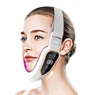 LED Photon Therapy Face Lift Massager V Shaped Facial Slimming Vibrating Belt Skin Firming Care Instrument