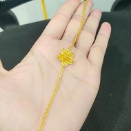 Beautiful brass chain flower bracelet