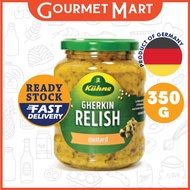 KUHNE MUSTARD W GHERKIN RELISH 350G