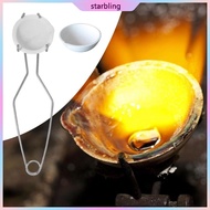 Star Quartz Melting Crucible Set Whip Tongs Metal Molding Supplies Gold Melting Set Small Crucible S