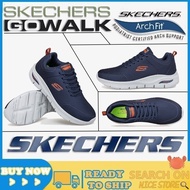 [Good Quality Men's Sneakers]Skechers_ Go-Walk ARCH-Fit Outdoor Sport Shoes Guys Walking Designed Lo