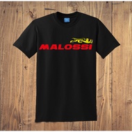 MALOSSI tshirt black cotton shirt motorsports