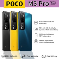 Xiaomi POCO M3 Pro 5g cellphone original brandnew sale gaming phone 6GB RAM+128GB ROM mobile phone android phone original on sale 6.5Inch cp Dual SIM Fast Charge