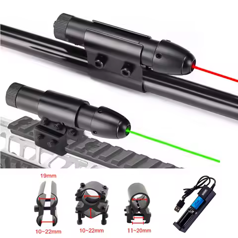 Ar15 Rechargeable Green Laser Sight Sight Calibrator Pistol Infrared Laser Sight Rifle Scope Hunting