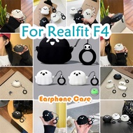 【imamura】For Realfit F4 Case Innovation Cartoon Soft Silicone Earphone Case Casing Cover NO.2
